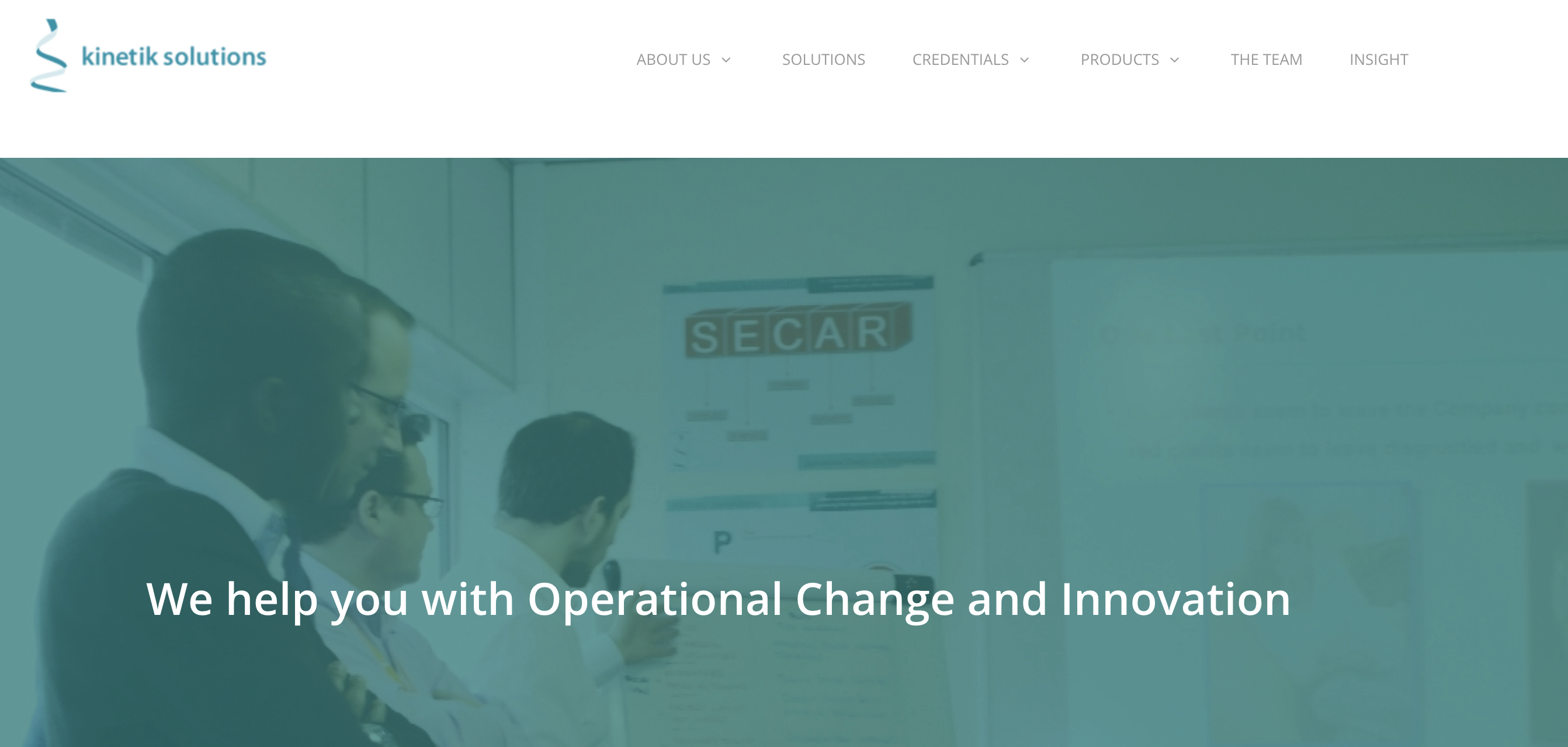 Kinetik website preview